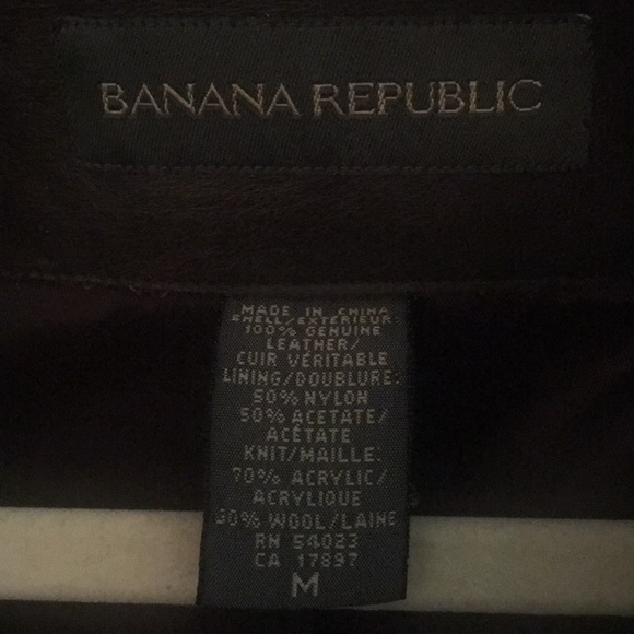 Banana Republic Leather Jacket - Picture 2 of 3